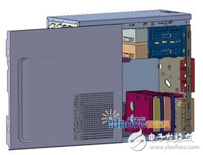 Abaqus performs modal analysis of the desktop chassis structure model