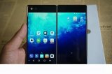 A unique design of folding double-sided screen mobile phone ZTE Axon ...