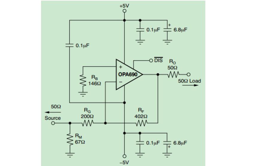 Operational Experience of Op Amp OPA690