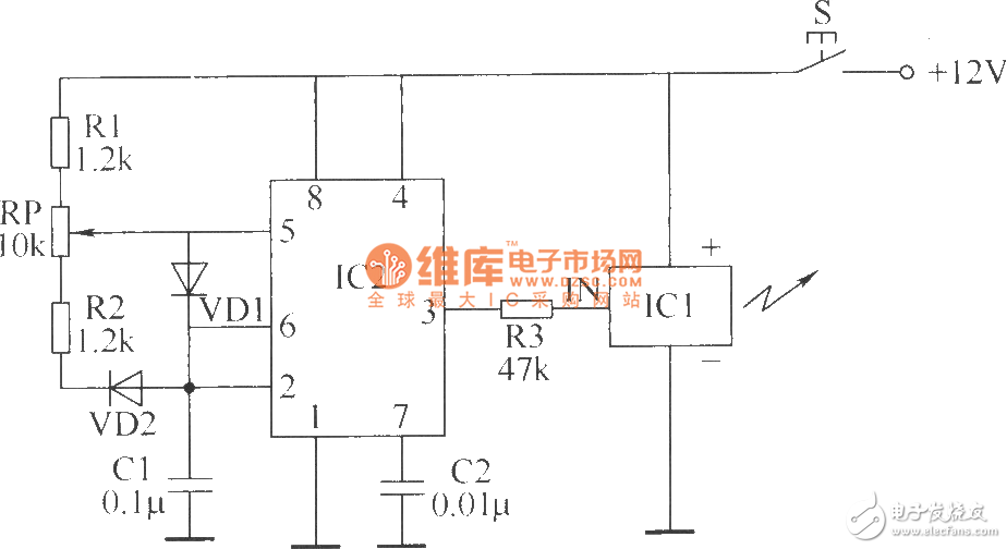 Wireless remote control switch wiring diagram DIY production