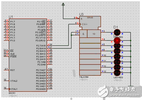 74ls164 microcontroller programming summary (marquee / drive digital tube)