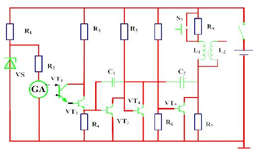 Car ignition system circuit diagram and working principle