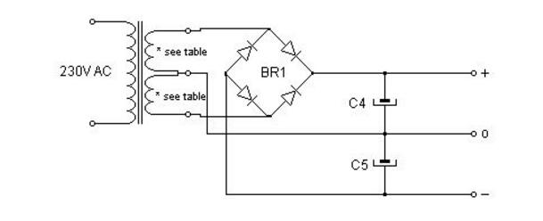 25W hybrid Hi-Fi amplifier with tone control function (four HI-FI power amplifier circuits)