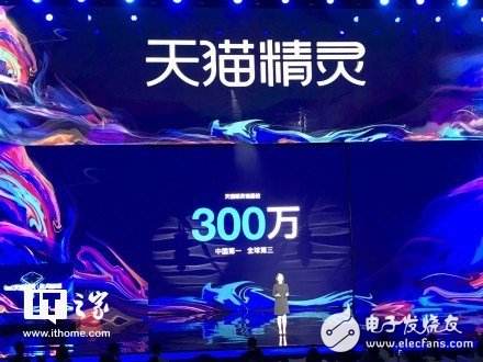 Tmall Genie has a total sales volume of more than 3 million units, ranking first in China and third in the world