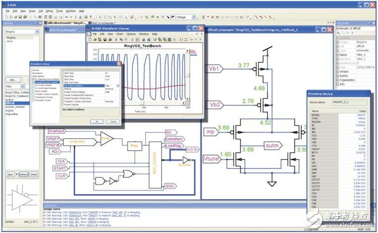 Menner Graphics' Tanner EDA software for custom IC, AMS and MEMS designs
