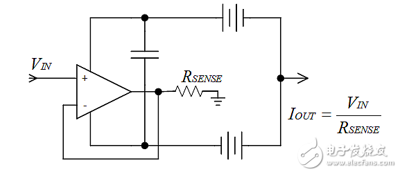 Relevant design for simple and accurate bidirectional current source