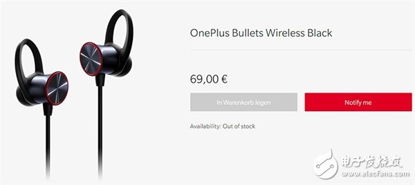 One plus cloud earphones on the European market, sold out in just three minutes