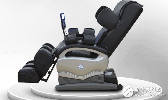 a pressure sensor that simulates a human finger in a massage chair