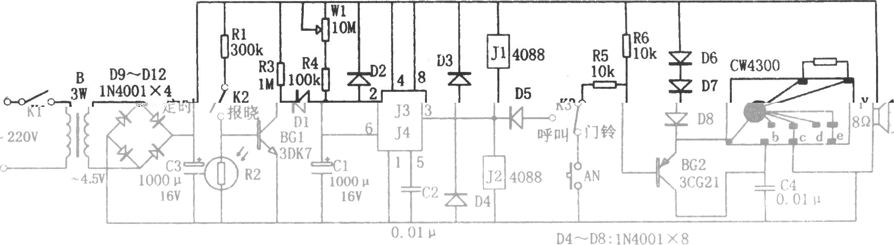 Design and Analysis of Multi-function Timed Call Circuit