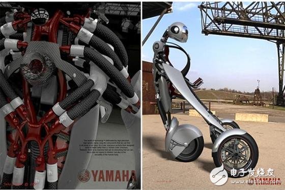 Yamaha designed a subversive concept vehicle - wearable motorcycle