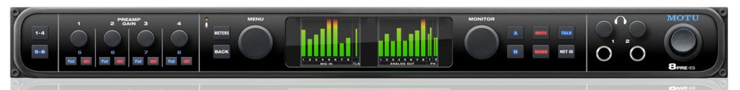 8pre-es, 52-channel lightning / USB audio interface, can be used in Mac, Windows and iOS systems