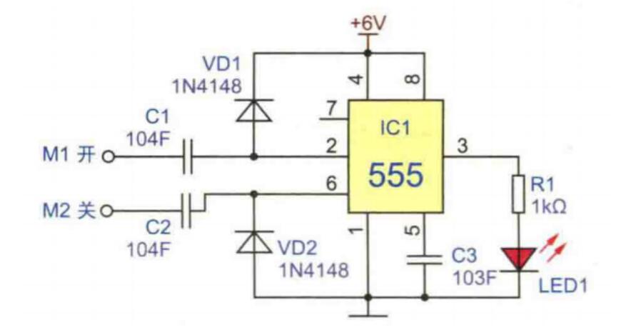 Simple touch switch schematic diagram