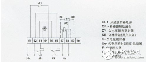 The physical wiring diagram of the universal circuit breaker Talking about the efficiency of the universal circuit breaker