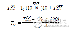 "Equations 15 and 16.
