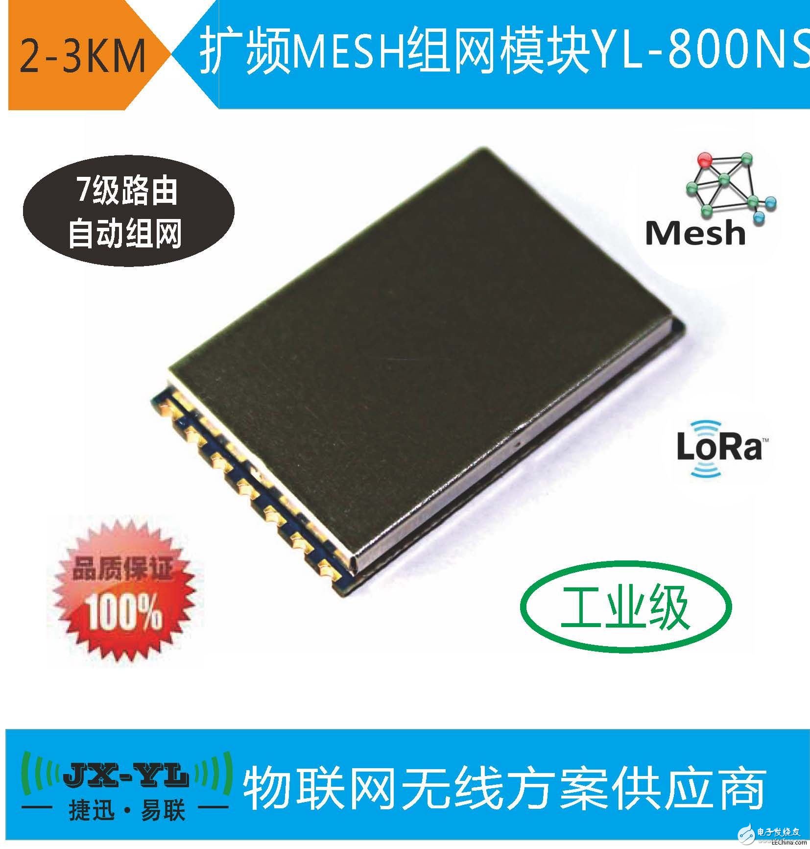 Distributed MESH structure wireless ad hoc network module YL-800N (800NS)