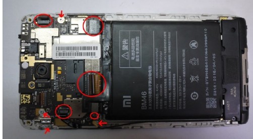 Redmi Note3 mobile phone disassembly method picture summary