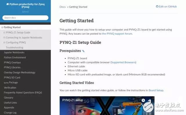 PYNQ adds support for python based on the Zynq architecture