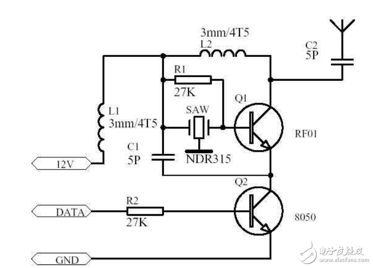 315M transmitter circuit principle _ how to use 315m wireless module