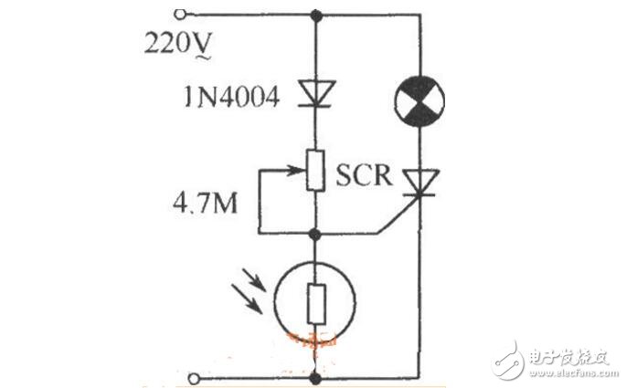 Simple light control circuit diagram physical diagram