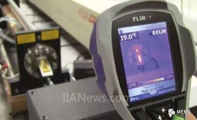 Use FLIR i7 infrared thermal imaging camera to detect infrared laser beams to avoid damage to humans