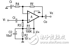 Circuit diagram analysis of subwoofer based on lm324n