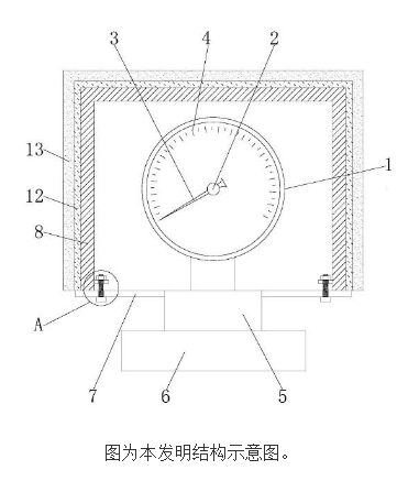 ã€Introduction of new patentã€‘A kind of anti-corrosion diaphragm pressure gauge