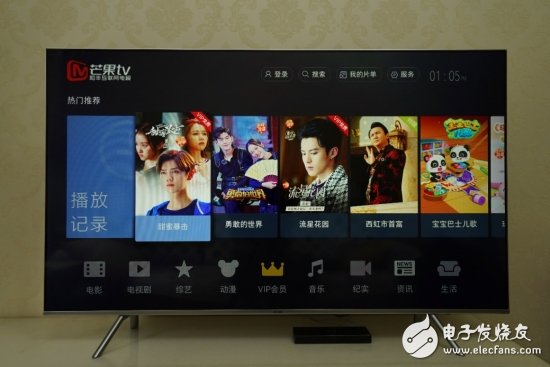 Samsung Q6F light quality sub-dot TV reveals the secret