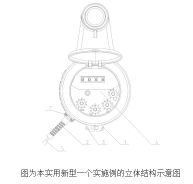 The working principle and design of the vertical intelligent wired remote water meter