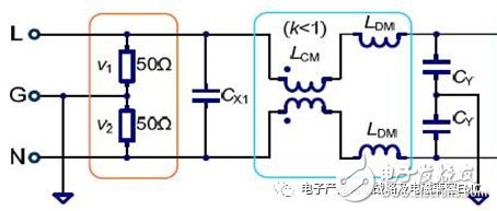 General method for determining fcn of switching power supply EMI input filter