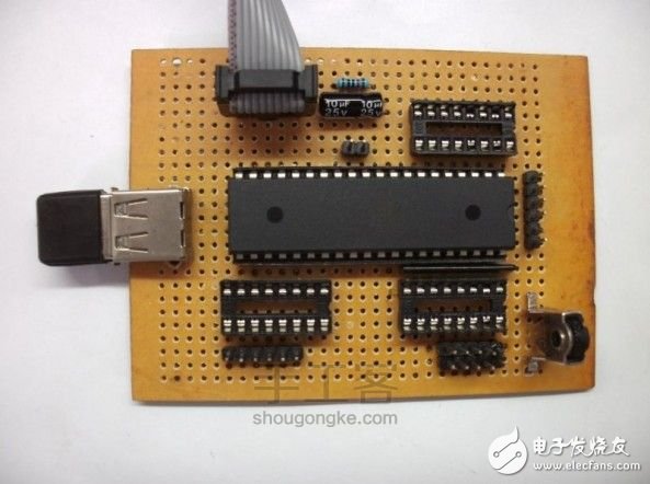 Homemade USB key diy diagram