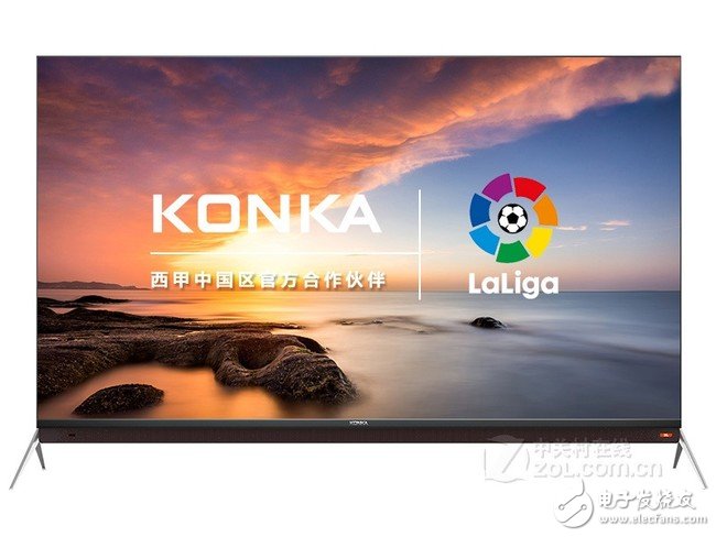 Konka LED55X8 led LCD TV, supports intelligent interconnection and artificial intelligence, standby power consumption is only 0.49W