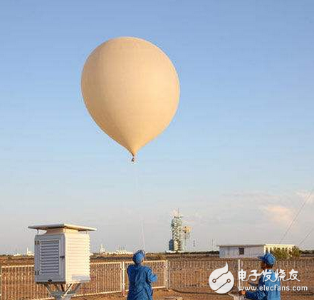 Temperature and humidity sensor in the field of meteorology