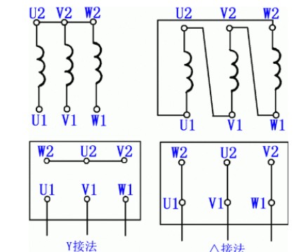 Answer how to wire a three-phase asynchronous motor