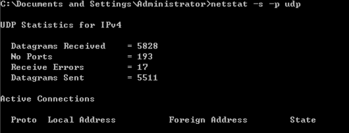 How to use netstat