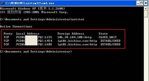 How to use netstat