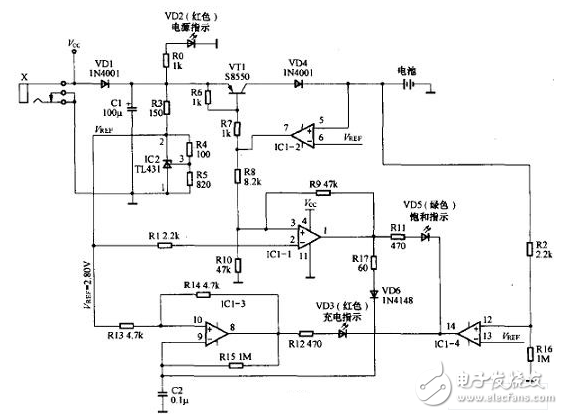 Ni-MH battery charger design summary (five analog circuit design schematics)