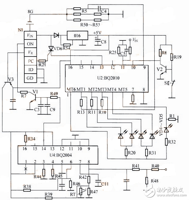 Ni-MH battery charger design summary (five analog circuit design schematics)