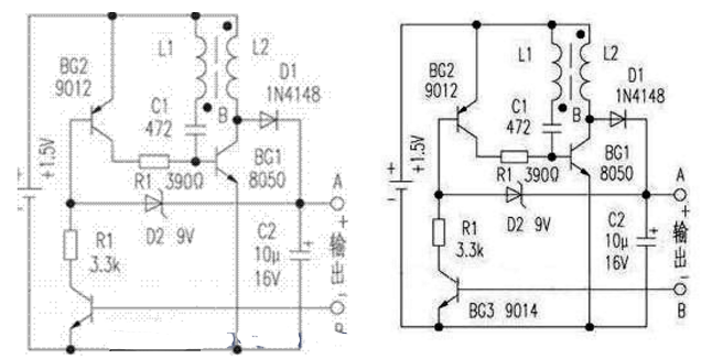 The simplest 9v boost circuit diagram Daquan (four boost circuit schematics detailed)