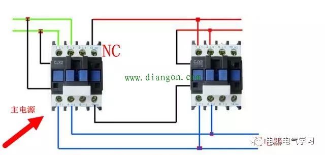 Relay, contactor method for automatic switching