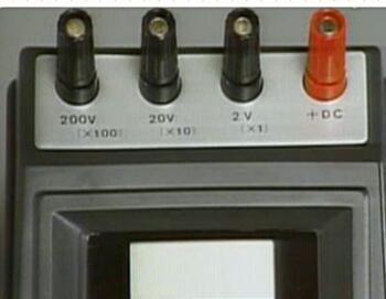 How to use the voltmeter _ Diagram of how to use the digital voltmeter