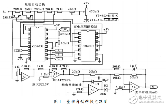 Summary of single-chip digital voltmeter design scheme (detailed nine analog circuit design schematics)