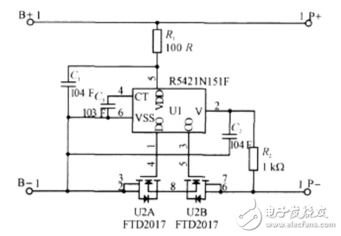Lithium battery protection board leakage current tester based on ICL7107
