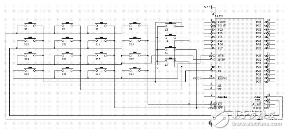 Stc52 single-chip keyboard schematic and program introduction