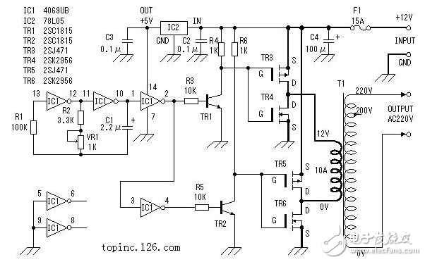 Circuit fabrication of 60v to 220v inverter (several inverter circuit design schematic)