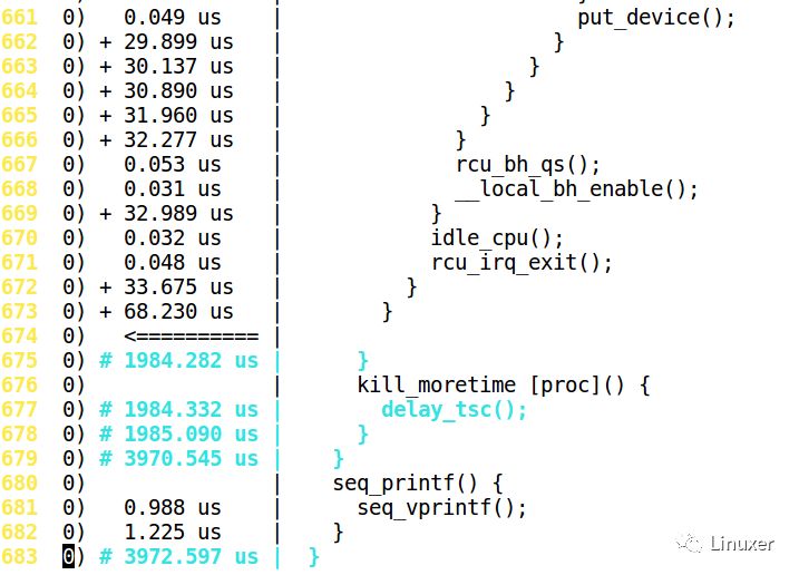 Introduction to WF-based Ftrace, case, result reading, and analysis of Ftrace folding with vim