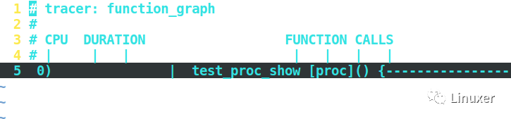 Introduction to WF-based Ftrace, case, result reading, and analysis of Ftrace folding with vim