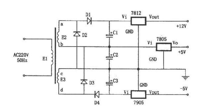 Power supply circuit diagram detailed _5v power supply circuit schematic