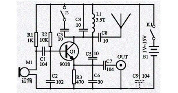 Simple wireless microphone circuit diagram (seven wireless microphone circuit diagrams)