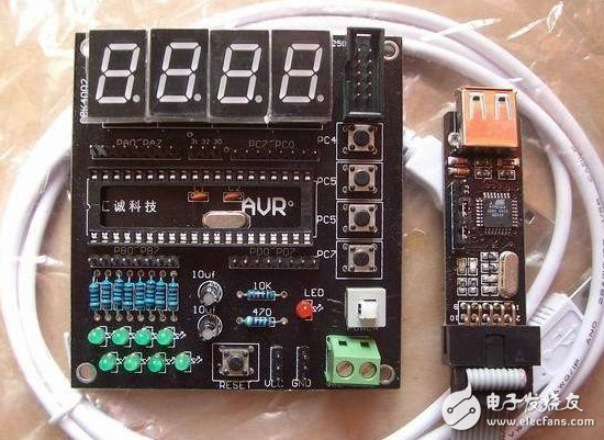 AVR microcontroller 8-bit digital tube display program implementation (two methods introduced)