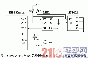 Research on Efficient Output Scheme of MSP430 and I2C Bus Interface Technology